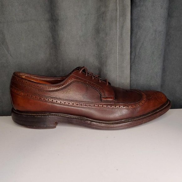 Allen Edmonds MacNeil 9157 Leather Wingtip Dress Shoe US Men's 11 AAA (Narrow) - Picture 5 of 9